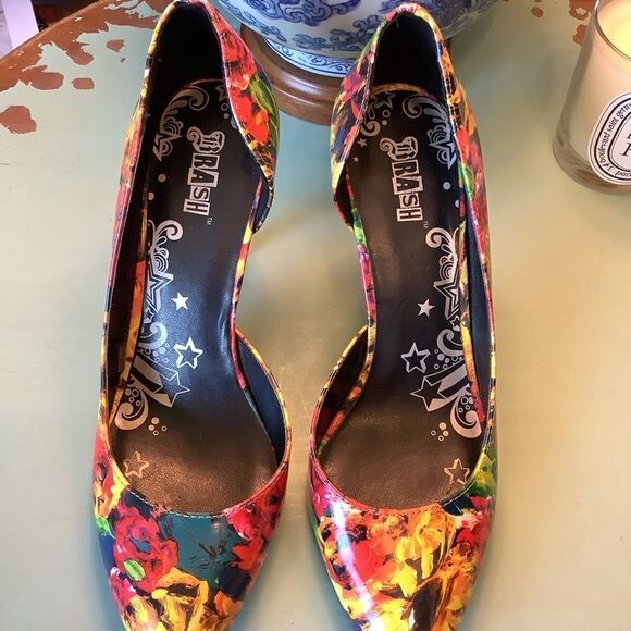 Brash Brilliantly Floral Stilettos 👠 🌸🌼🪻🌺💐🌻 - Picture 6 of 6